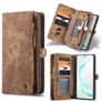 CaseMe 008 Samsung Galaxy S20 Capa livro 2 em 1 com capa traseira amovível Carteira - Castanho
