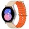 Mobigear Ocean Silikone Smartwatch Urrem Spændelås - 22 mm - Orange / Stjerneskær