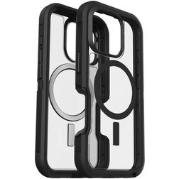 OtterBox Defender iPhone 16 Pro MagSafe Hårdt Bagsidecover Stødsikkert - Gennemsigtig / Sort