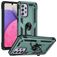Mobigear Armor Ring Samsung Galaxy A33 Hårdt Bagsidecover Stødsikkert med ringholder - Grøn