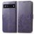 Mobigear Clover Google Pixel 6a Capa livro Carteira - Roxo