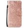 Mobigear Flowers Samsung Galaxy Note 10 Lite Knížkové pouzdro Peněženka - Růžově zlatá