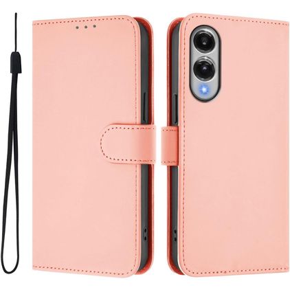 Mobigear Urban Wallet Samsung Galaxy S25 Edge Pungetui med Seddelrum - Lyserød