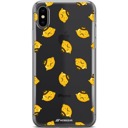Mobigear iPhone XS Max Elastyczne TPU Etui plecki - Lemon