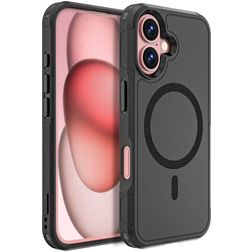 Mobigear Traveller iPhone 16 MagSafe Kova Suojakuori Iskunkestävä - Musta