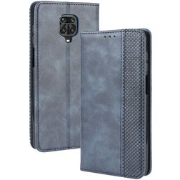 Mobigear Sensation Xiaomi Redmi Note 9 Pro Lompakkokotelo + Setelitasku - Sininen