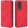 Mobigear Retro Slim HONOR 70 Etui z klapką typu portfel - Czerwony