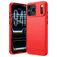 Mobigear Brushed Slim iPhone 18 Pro Max TPU flessibile Back cover - Rosso