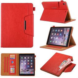 Mobigear Luxury iPad 9 (2021) Pungetui + Stylus-holder - Rød