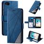 Mobigear Rhombus iPhone 7 Plånboksfodral med sedelfack - Blå