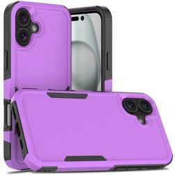 Mobigear Heavy Armor iPhone 16 Plus Hårdt Bagsidecover Stødsikkert - Lilla