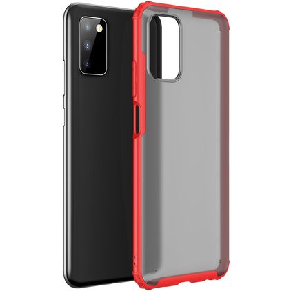 Mobigear Shockproof Samsung Galaxy A03s Fodral Hårdplast Skal - Röd
