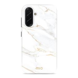 MIO Samsung Galaxy A36 MagSafe Fodral Hårdplast Skal - White Marble