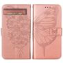 Mobigear Butterfly Google Pixel 7a Funda tipo libro Cartera - Oro rosa