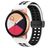 Mobigear Sport Plus Mag Silicone Smartwatch Cinturino Chiusura magnetica - 22 mm - Nero / Bianco