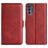 Mobigear Slim Magnet Motorola Moto G62 Plånboksfodral med sedelfack - Röd