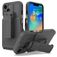 Mobigear Explorer iPhone 14 Plus Hardcase Back cover Antiurto con supporto - Grigio