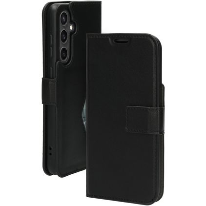 Mobiparts Classic Wallet Samsung Galaxy S23 FE Funda tipo libro Cartera - Negro