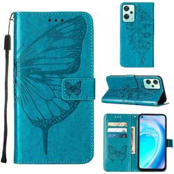 Mobigear Butterfly OnePlus Nord CE 2 Lite 5G Wallet case - Blue