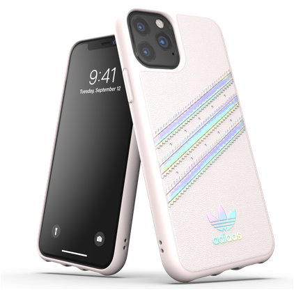 adidas OR Moulded Woman iPhone 11 Pro Funda Plástico rígido Carcasa Antigolpes - Orchid Tint/Holographic