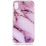Mobigear Marble iPhone XS Max Joustava TPU Suojakuori - Violetti