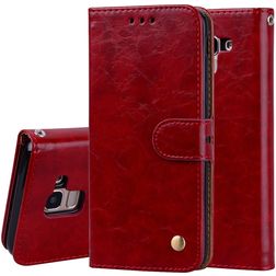 Mobigear Wallet Samsung Galaxy J6 (2018) Capa livro Carteira - Vermelho