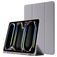 Mobigear Tri-Fold Gel iPad Pro 11 tommer (2025) TPU / Kunstlæder Pungetui + Stylus-holder - Grå