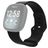 Mobigear Sport Dual Silikone Fitbit Versa 3 Urrem Stiftlukning - Sort