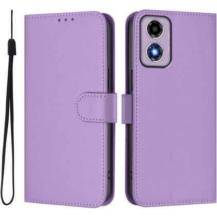 Mobigear Urban Wallet Motorola Moto G04 Etui z klapką typu portfel - Lawendowy