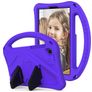 Mobigear AeroArmor Samsung Galaxy Tab A7 Lite Cover per tablet per bambini con maniglia + Portapenna - Viola