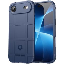 Mobigear Rugged Shield iPhone Air Fleksibel TPU Bagsidecover Stødsikkert - Blå
