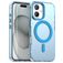 Mobigear Shockproof iPhone 18 MagSafe Tvrdý plast Zadní kryt - Modrá