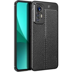 Mobigear Luxury Xiaomi 12 Lite Fleksibel TPU Bagsidecover - Sort