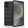 Mobigear Bumpy Samsung Galaxy S25 Edge TPU flessibile Back cover - Nero