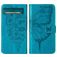 Mobigear Butterfly Google Pixel 7a Wallet case - Blue