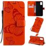 Mobigear Butterfly Samsung Galaxy A51 Wallet case - Orange
