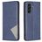 Mobigear Rhombus Slim Samsung Galaxy A35 Wallet case - Blue