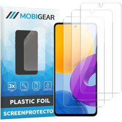 Mobigear Samsung Galaxy M52 Näytönsuoja Kalvo - Suojakuoren kanssa yhteensopiva (3 kpl)