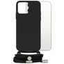 Mobilize Lanyard Gelly iPhone 13 Pro Max Fleksibel TPU Cover med snor - Sort