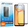 Mobigear Premium Xiaomi Redmi 13C Panssarilasi Näytönsuoja - Suojakuoren kanssa yhteensopiva - Musta (3 kpl)
