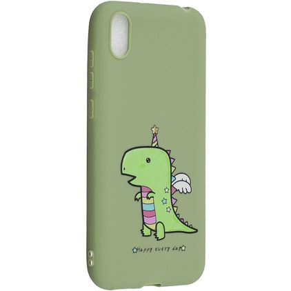 Mobigear Croco HONOR 8S TPU flessibile Back cover - Dino