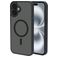 Mobiparts Hardcover iPhone 16 Plus MagSafe Plástico rígido Capa traseira - Satin Black