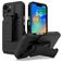 Mobigear Explorer iPhone 14 Plus Hardcase Back cover Antiurto con supporto - Nero