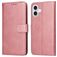 Mobigear Wallet iPhone 17 Funda tipo libro Cartera - Oro rosa