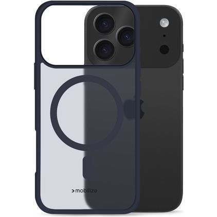 Mobilize Hybrid Pro iPhone 17 Pro Max MagSafe Fodral Hårdplast Skal Stötsäkert - Blå