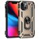 Mobigear Armor Ring iPhone 13 Mini Tvrdý plast Zadní kryt odolný proti nárazům s prstýnkem - Zlatá