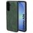 Mobiparts Classic Samsung Galaxy A36 MagSafe TPU / Skóra ekologiczna Etui plecki - Emerald Green