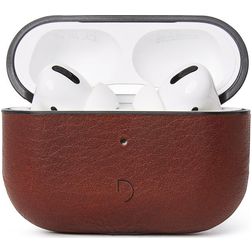Decoded Aircase Pro Etui Skóra naturalna do Apple AirPods 3 - Brązowy