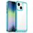 Mobigear Crystal iPhone 14 Plus Hard Case Back cover - Clear / Turquoise