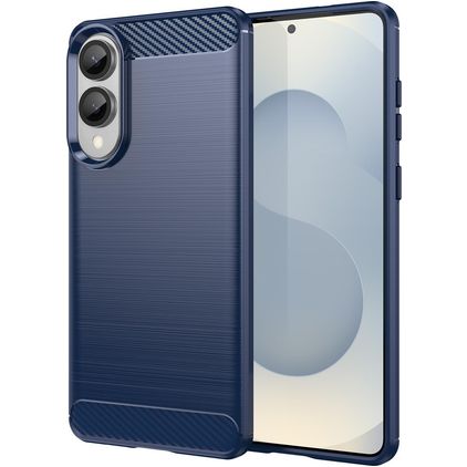 Mobigear Brushed Slim Samsung Galaxy S25 Edge Joustava TPU Suojakuori - Sininen